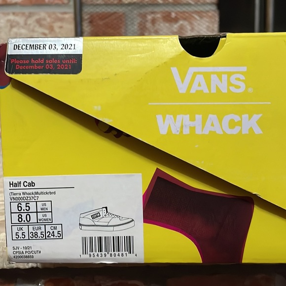 Vans half Cab Tierra Whack multi color checkerboard - Picture 13 of 14